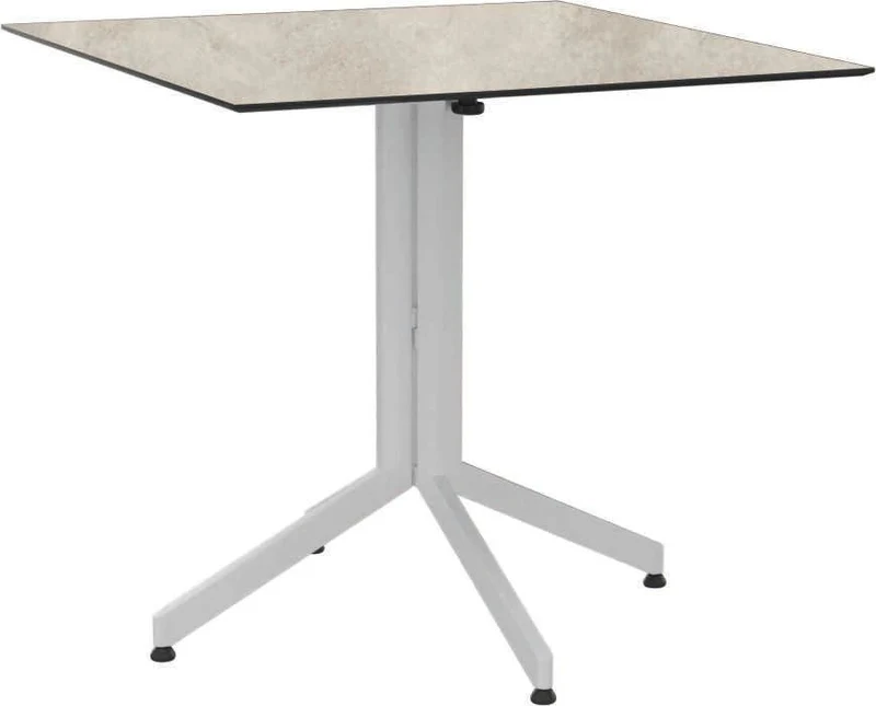 Tischplatte 80x80 cm Silverstar 2.0 Quartz zu Classic/Penta