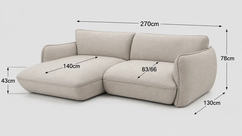 Fluffy Sofa | "REC Armteil links + Element 105 Armteil rechts"