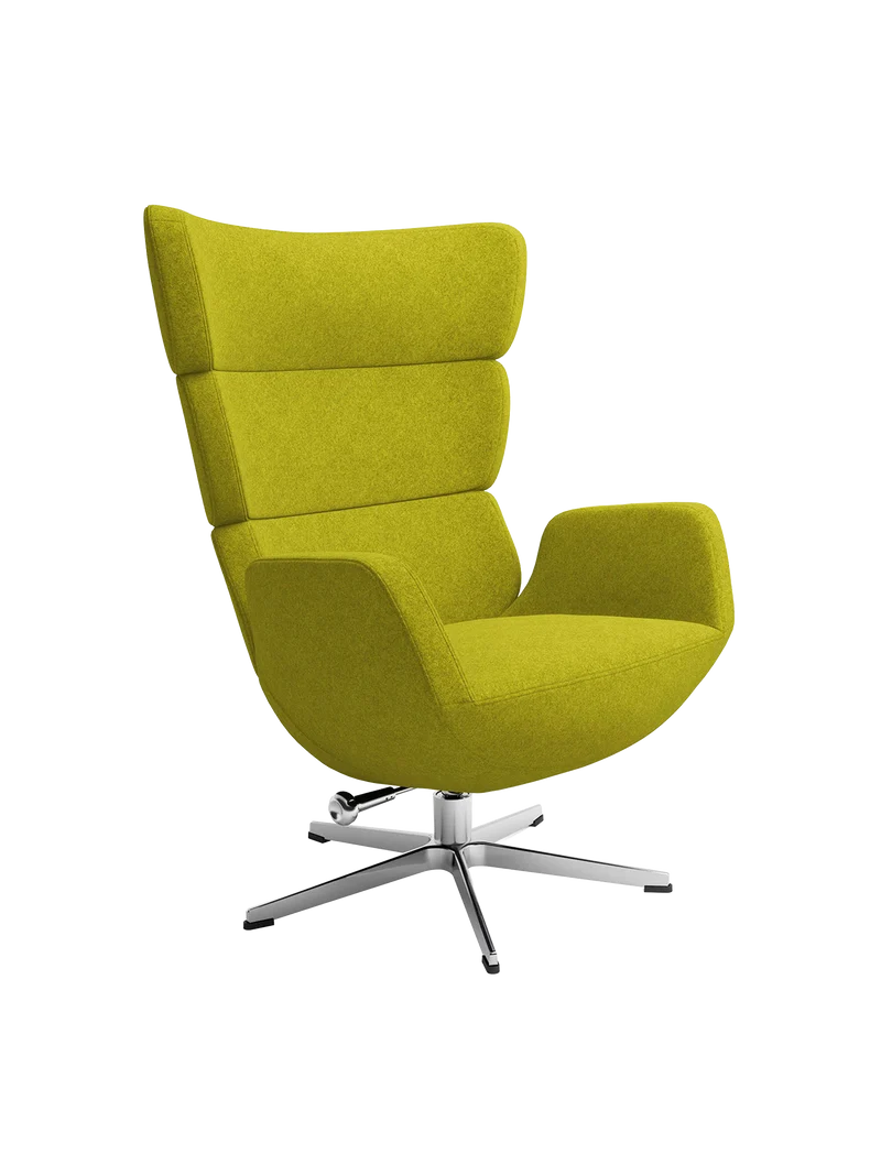 Stoffsessel | "Tommy" in Facet Yellow ohne Kippfunktion