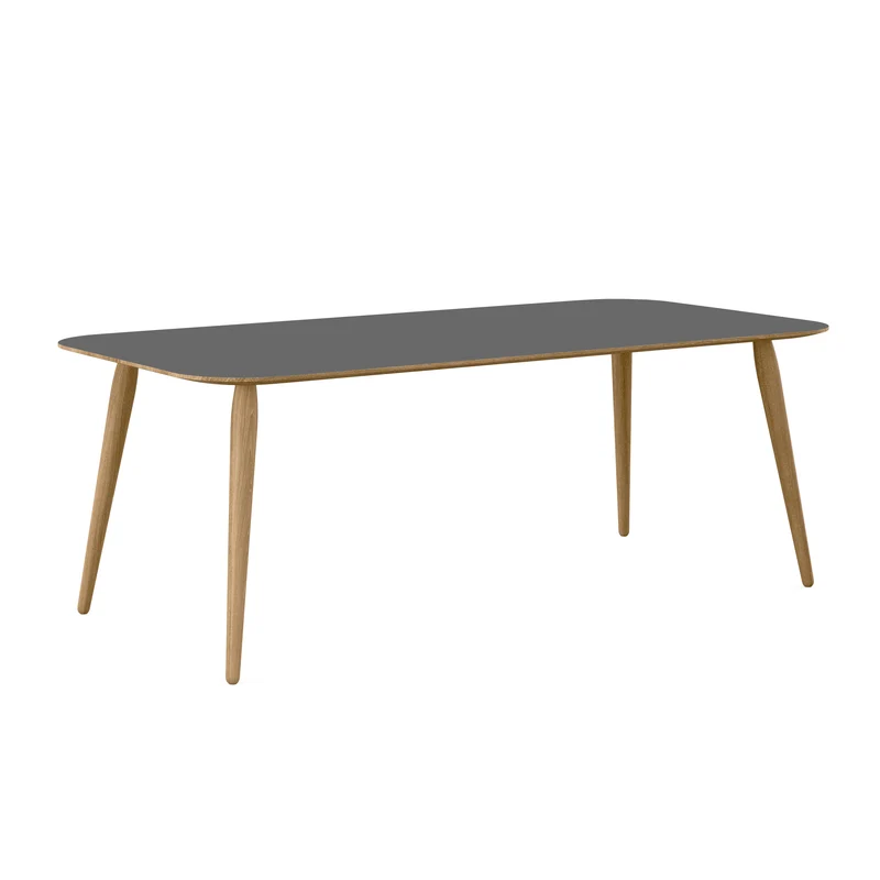 PLAYrechteckiger Eichen- und Laminat-Couchtisch