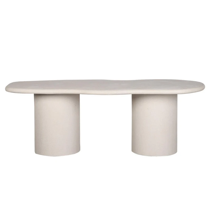 Esstisch Mikrozement, beige-grau