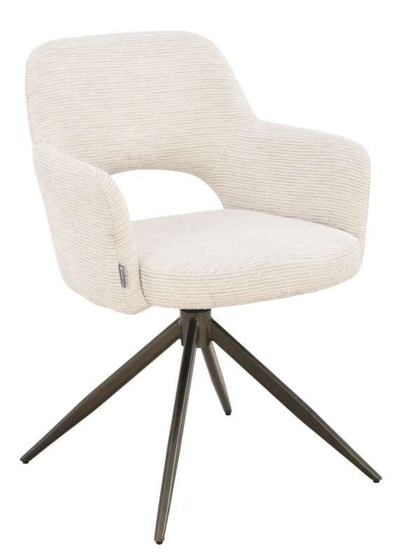 Drehstuhl Cloe, creme