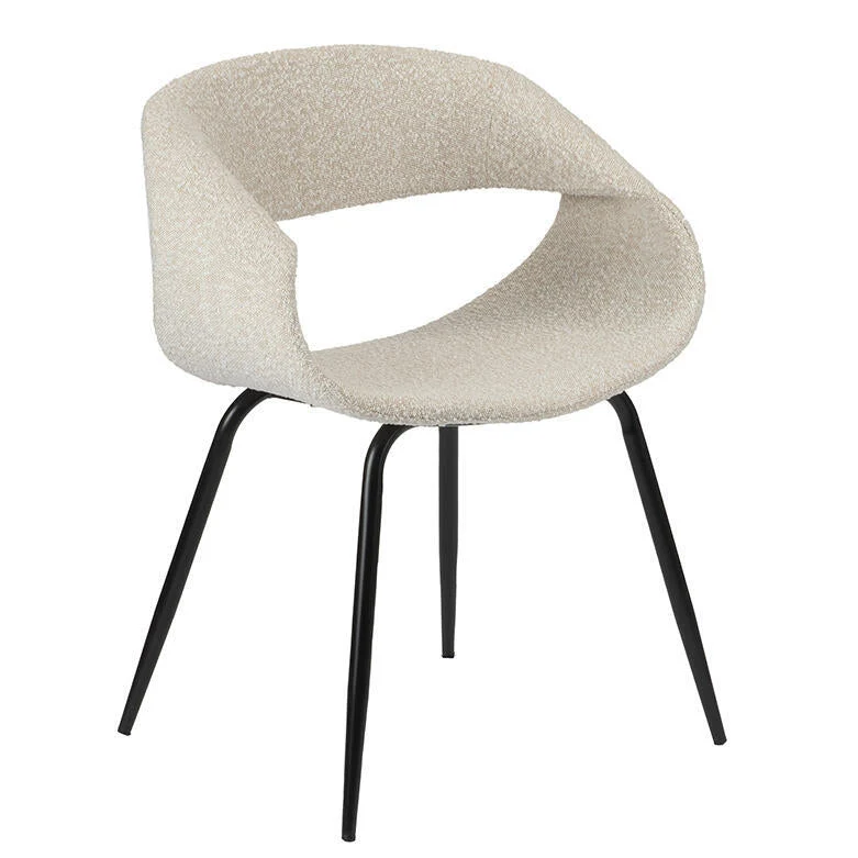 Esszimmerstuhl Boucle, creme