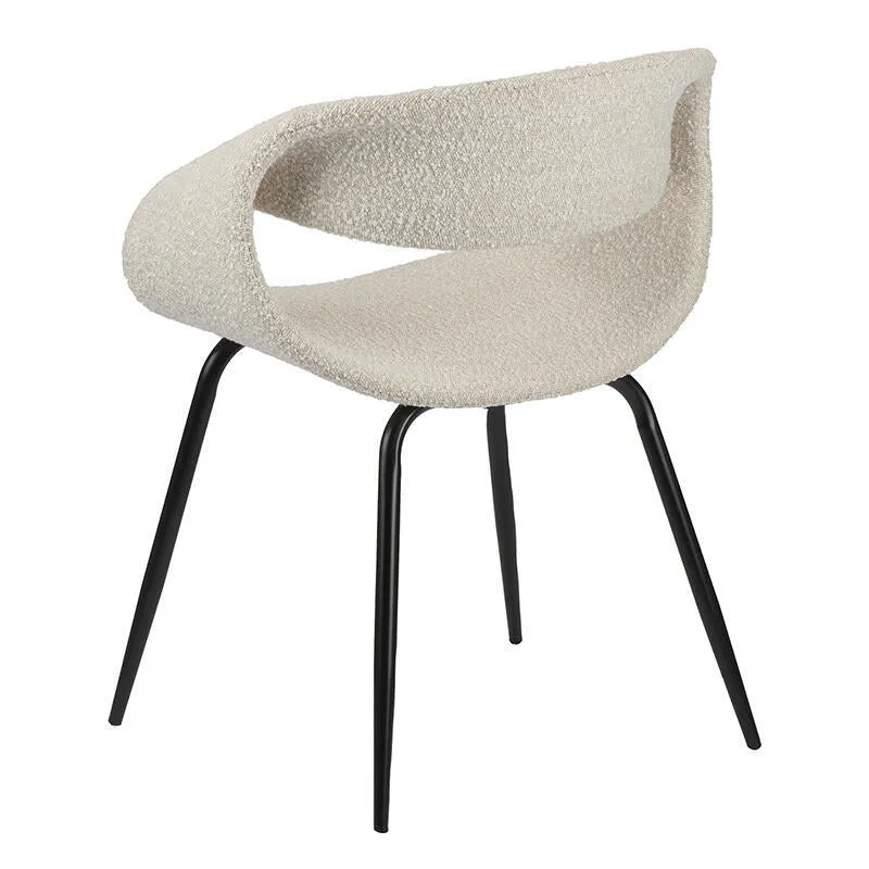 Esszimmerstuhl Boucle, creme