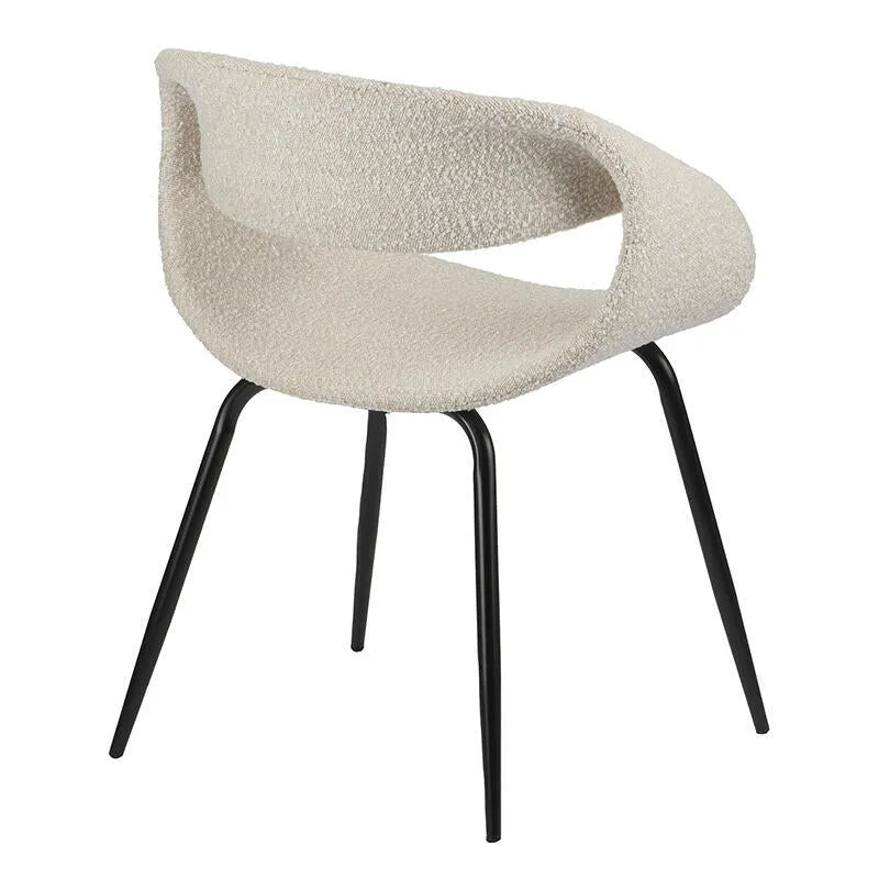 Esszimmerstuhl Boucle, creme