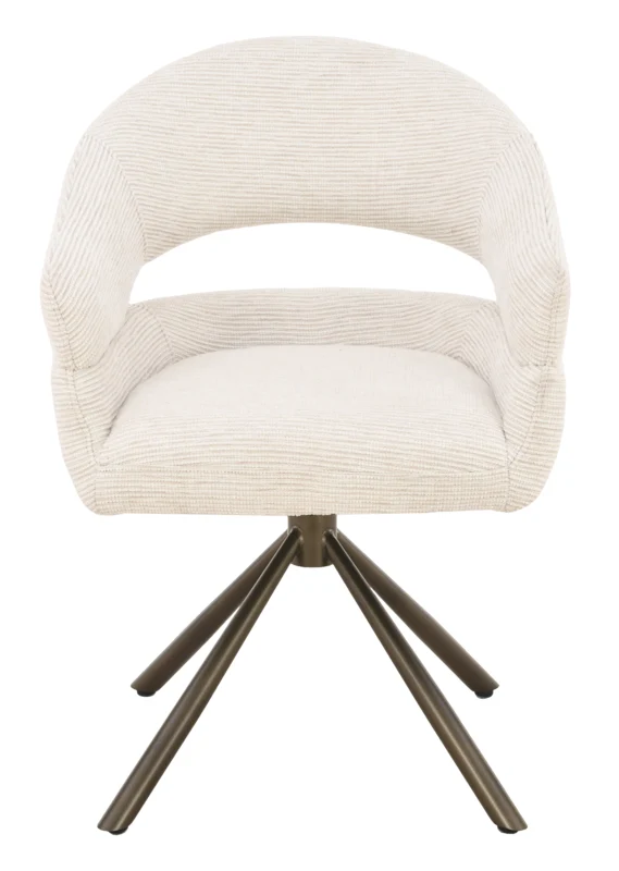 Drehstuhl Cloe, creme