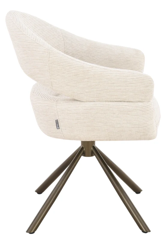 Drehstuhl Cloe, creme