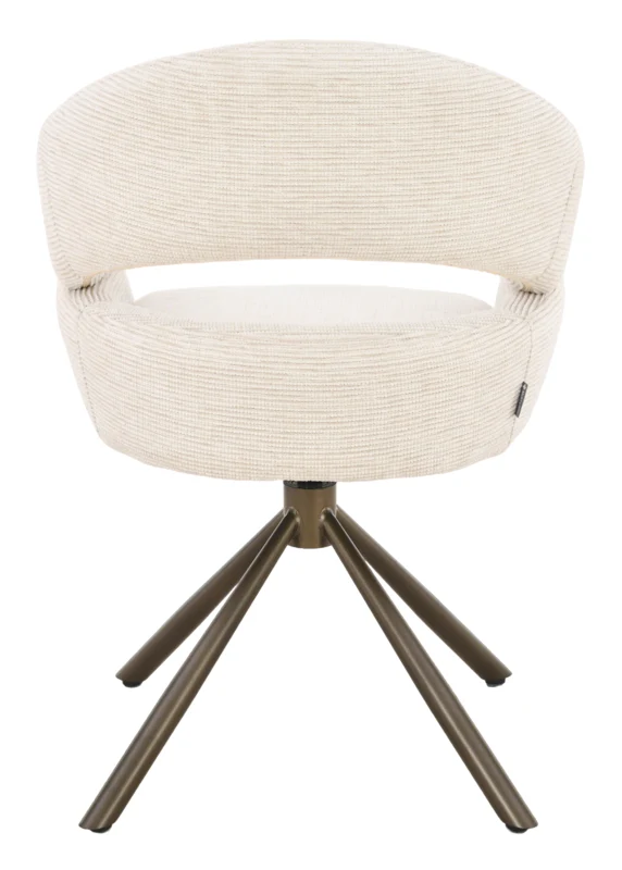 Drehstuhl Cloe, creme
