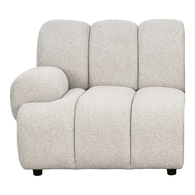 Loungesofa Modul Cloud Ecke links, sandfarben