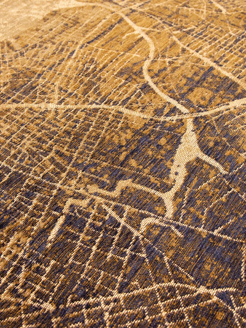 Cities New York Gatsby Gold Teppich