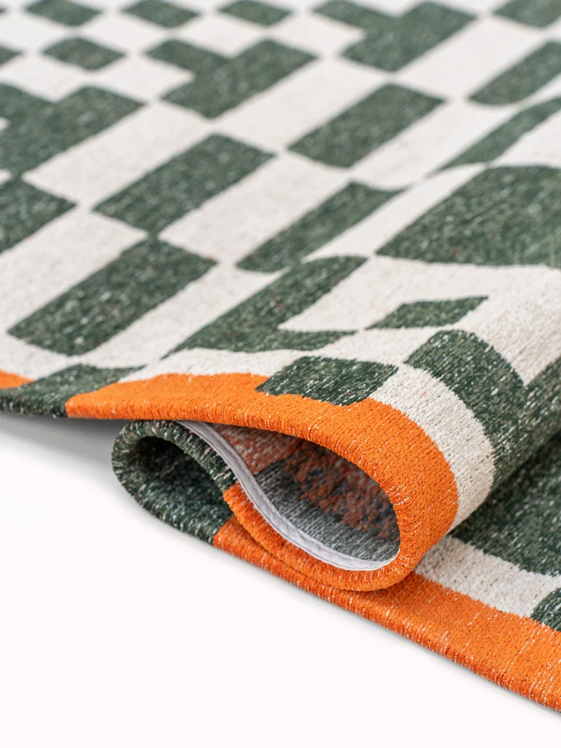 Craft Chess Deep Green Teppich