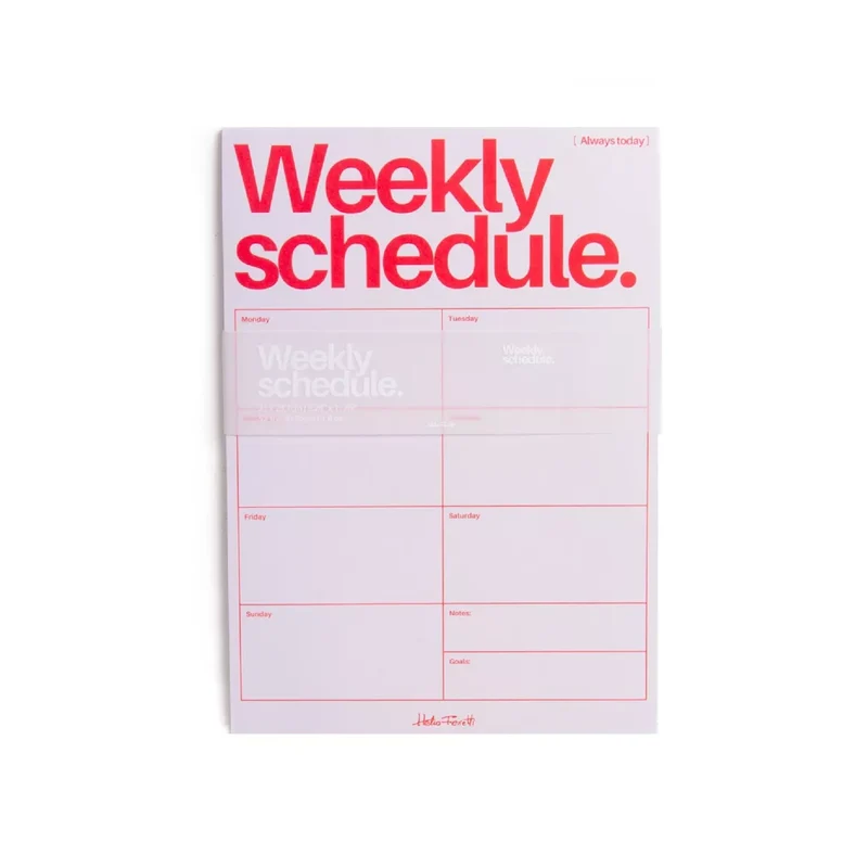 ORGANISATEUR HEBDOMADAIRE GRIS