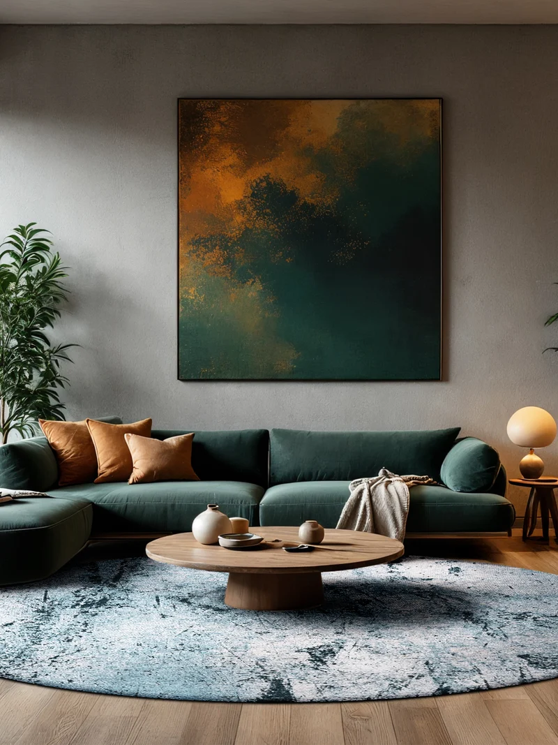 Mad Men Sol Dragonfly Runder Teppich
