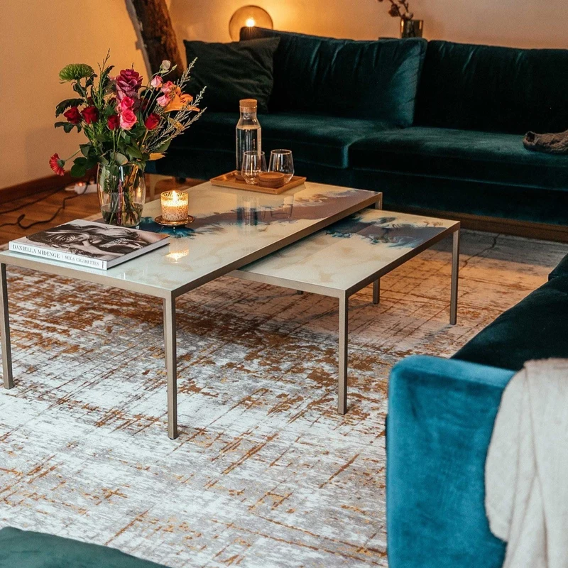 Mad Men Columbus Gold Teppich