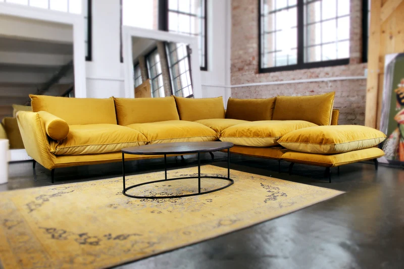 Ecksofa | "Anouk" – Gold