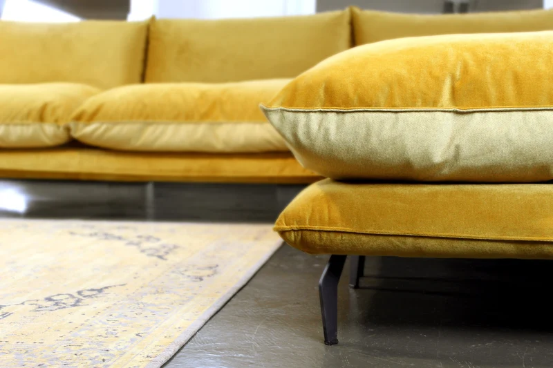 Ecksofa | "Anouk" – Gold