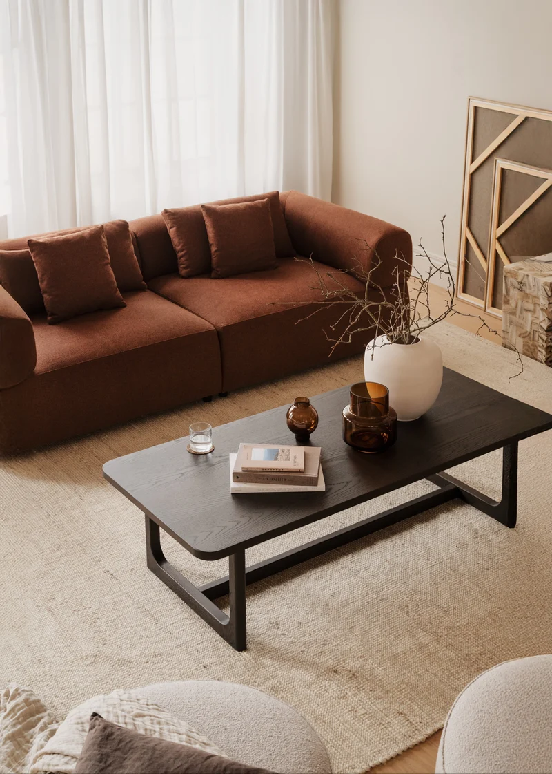 Coffeetable L160cm, Eiche braun