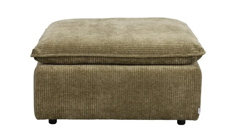 Loungehocker Cord, grün