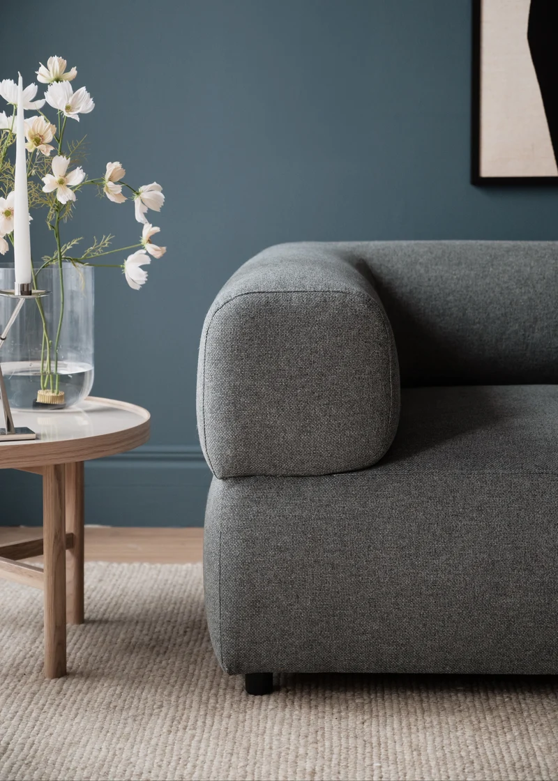 Lounge Sofa Nero 3-Sitzer, blau