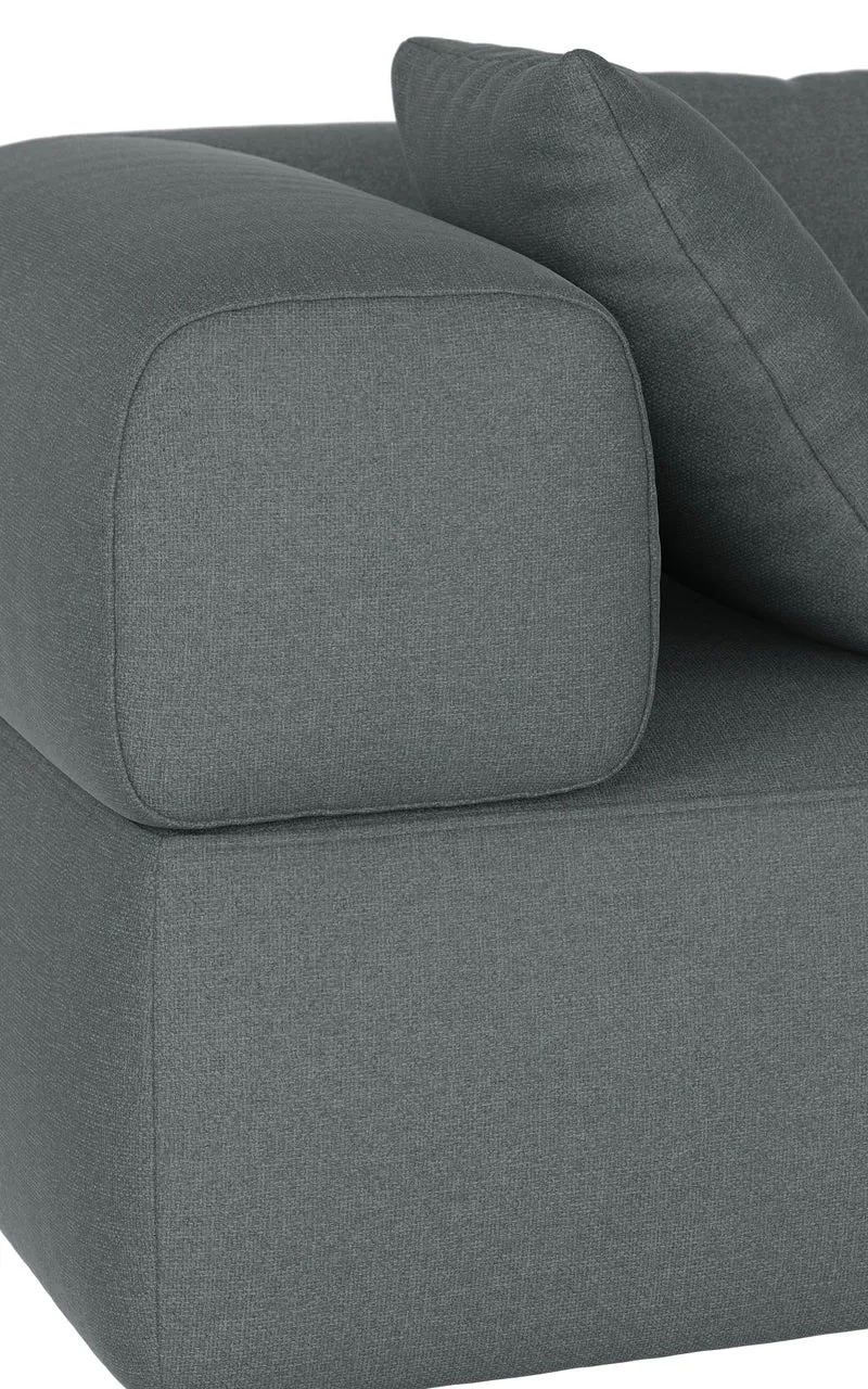Lounge Sofa Nero 3-Sitzer, blau