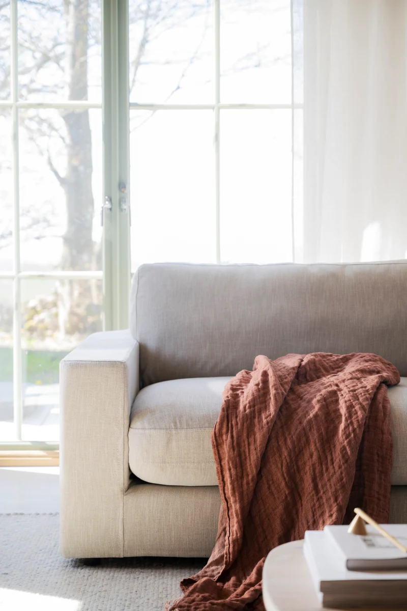 Loungesofa Langdon, sandfarben