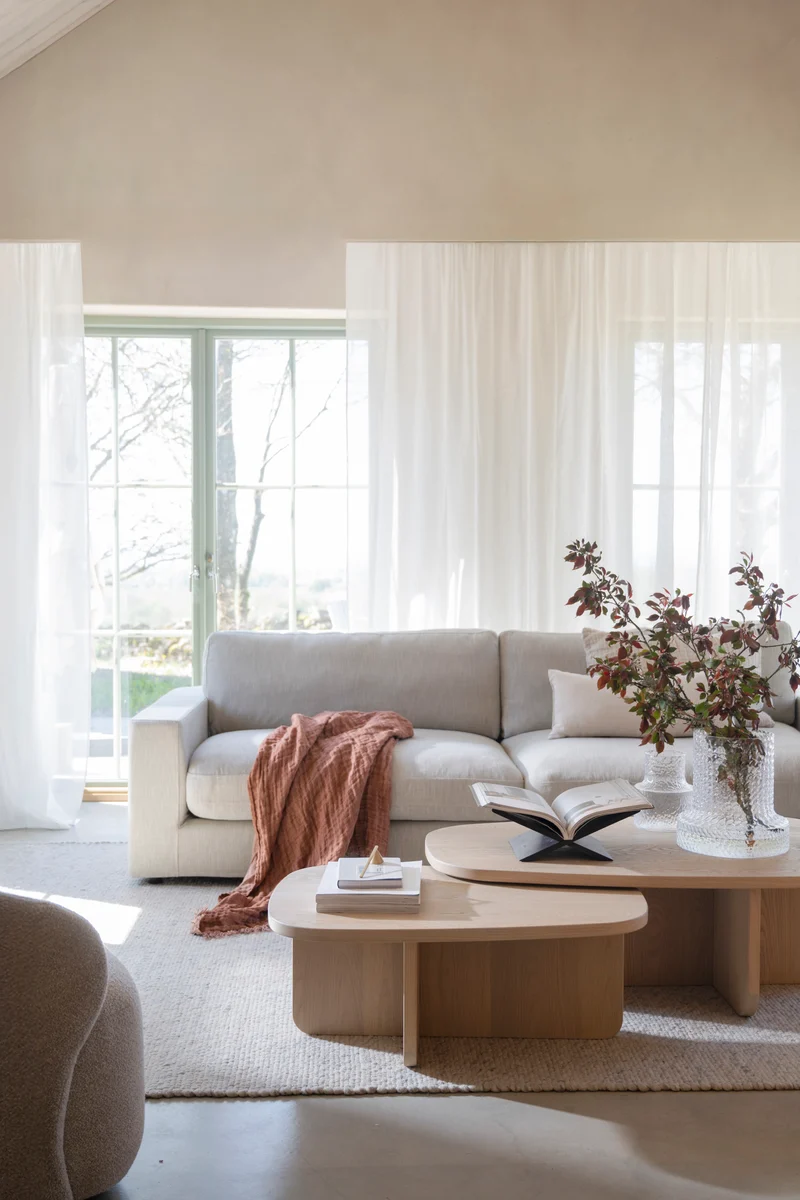 Loungesofa Langdon, sandfarben