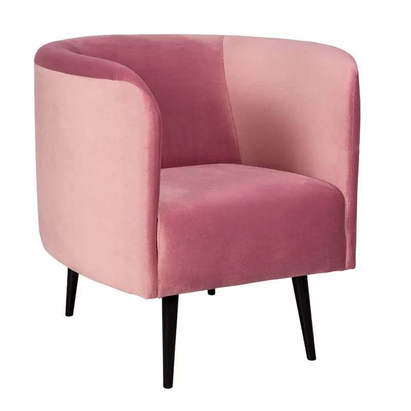 Samt-Sessel | Susann in Pink