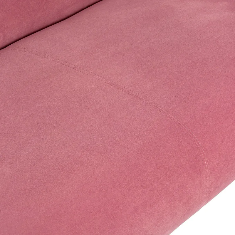 Samt-Sofa | Susann (2-Sitzer) in Pink