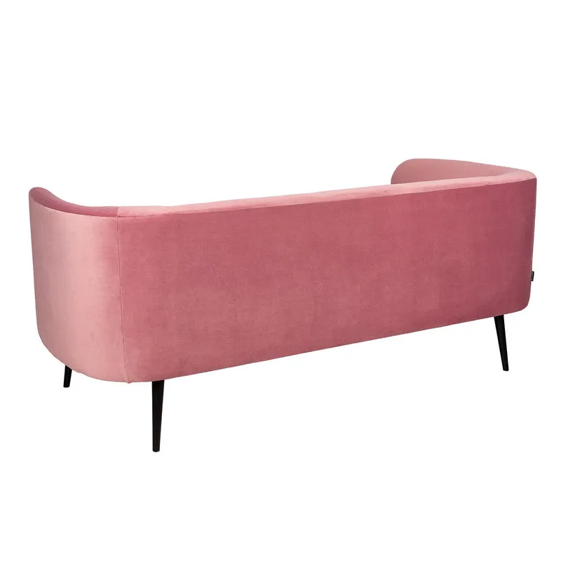 Samt-Sofa | Susann (2-Sitzer) in Pink