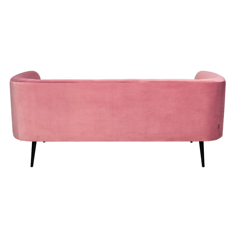 Samt-Sofa | Susann (2-Sitzer) in Pink