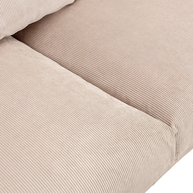 Cord-Sofa | Udo (3-Sitzer) in Beige