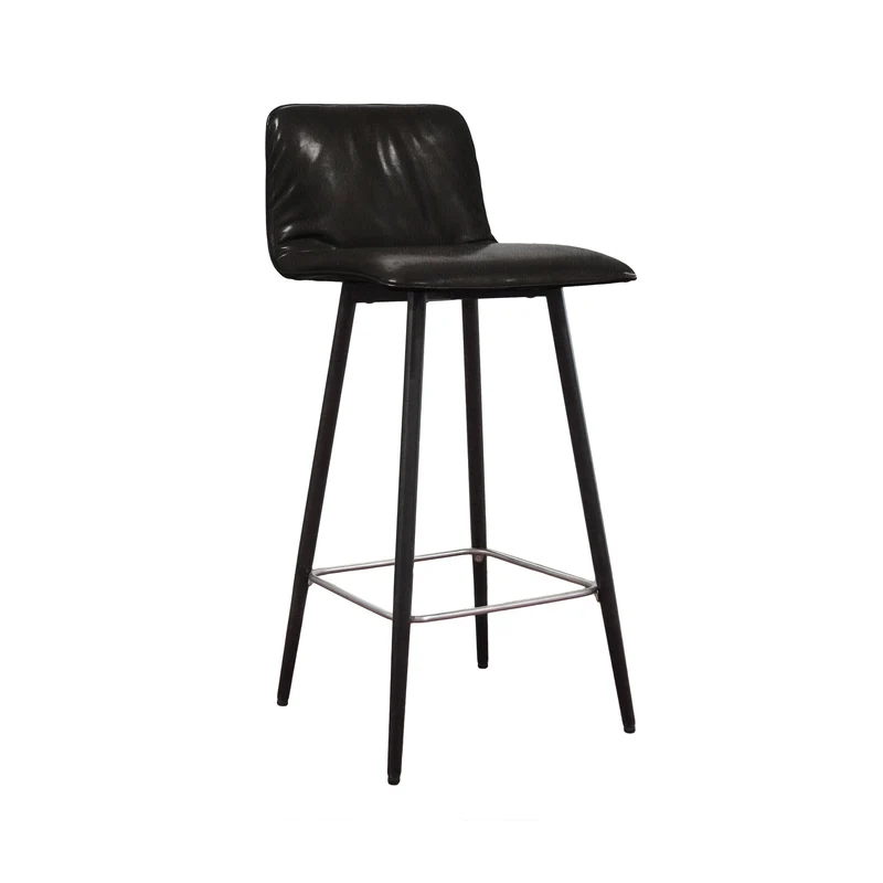 KFF Barhocker Maverick Casual, Leder Dakota Pine mit Stahlgestell, hohe Rückenlehne