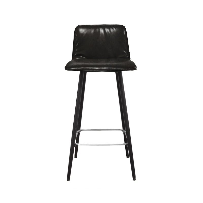 KFF Barhocker Maverick Casual, Leder Dakota Pine mit Stahlgestell, hohe Rückenlehne