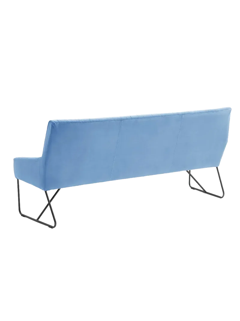 Sitzbank | "Pit" in Royal Skyblue nur noch mit Holzfuß lieferbar