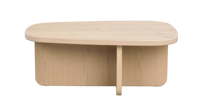 Coffeetable oval 90x60cm, Eiche hell