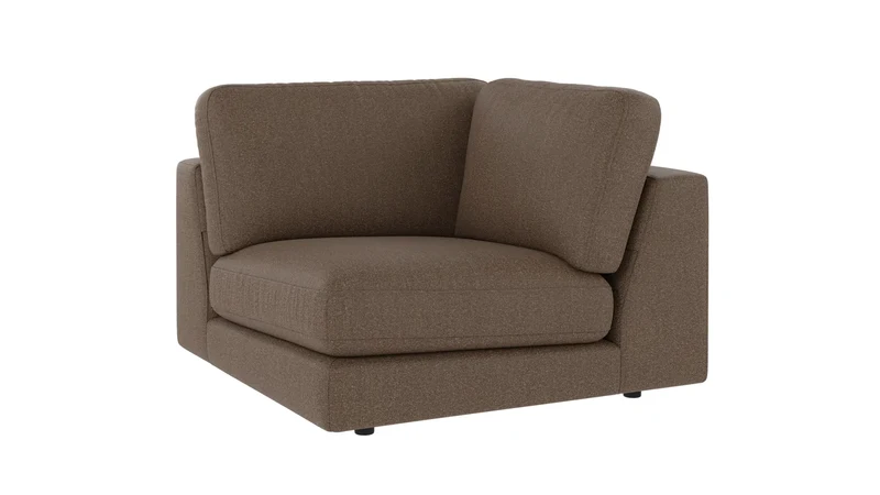 Loungesofa Eckmodul, braun