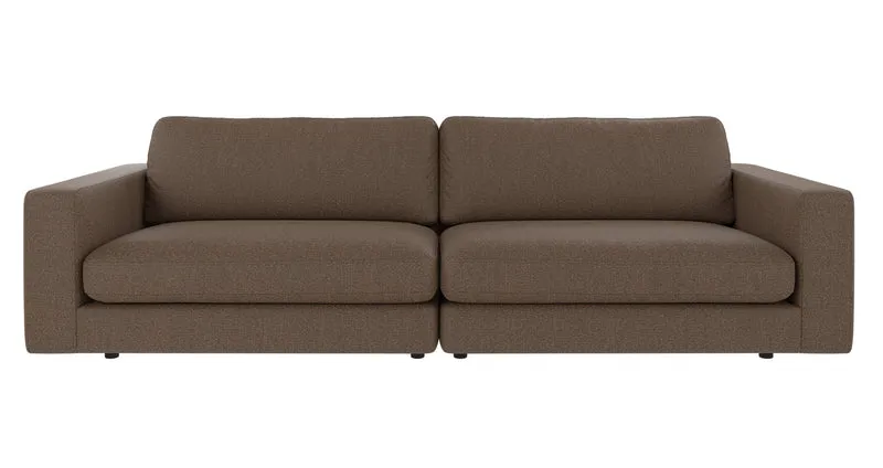 Modul Loungesofa 3-Sitzer, braun