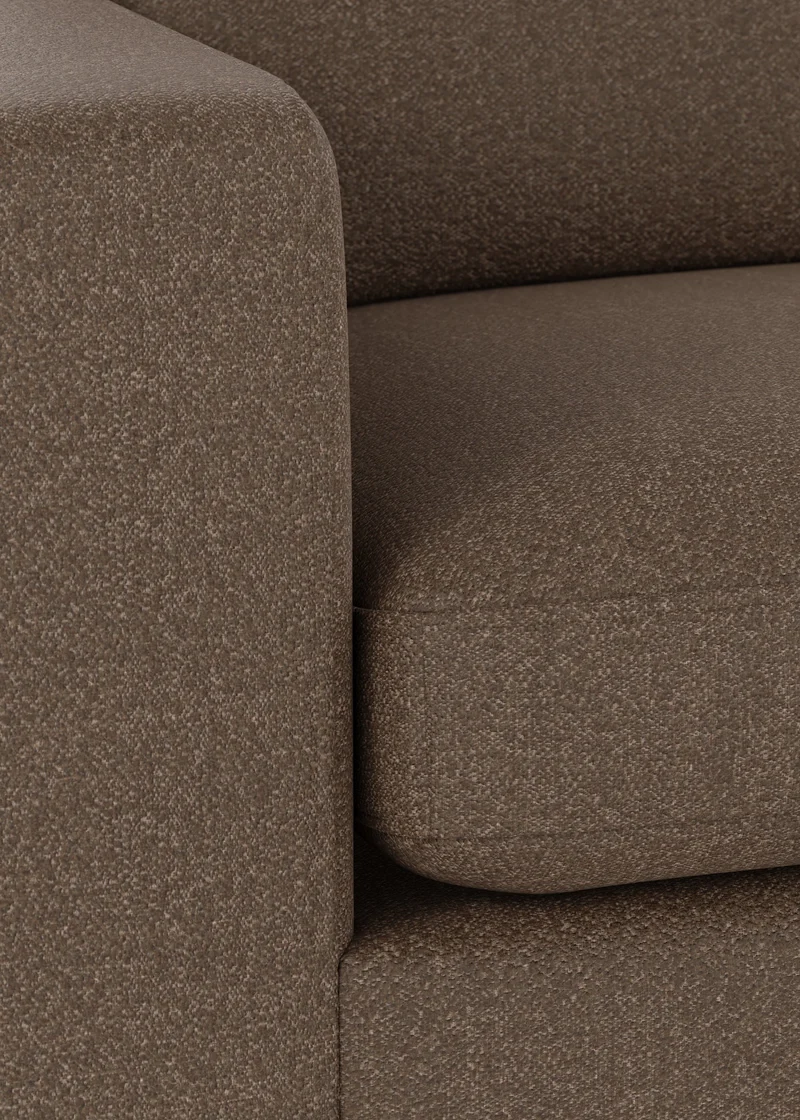 Modul Loungesofa 3-Sitzer, braun
