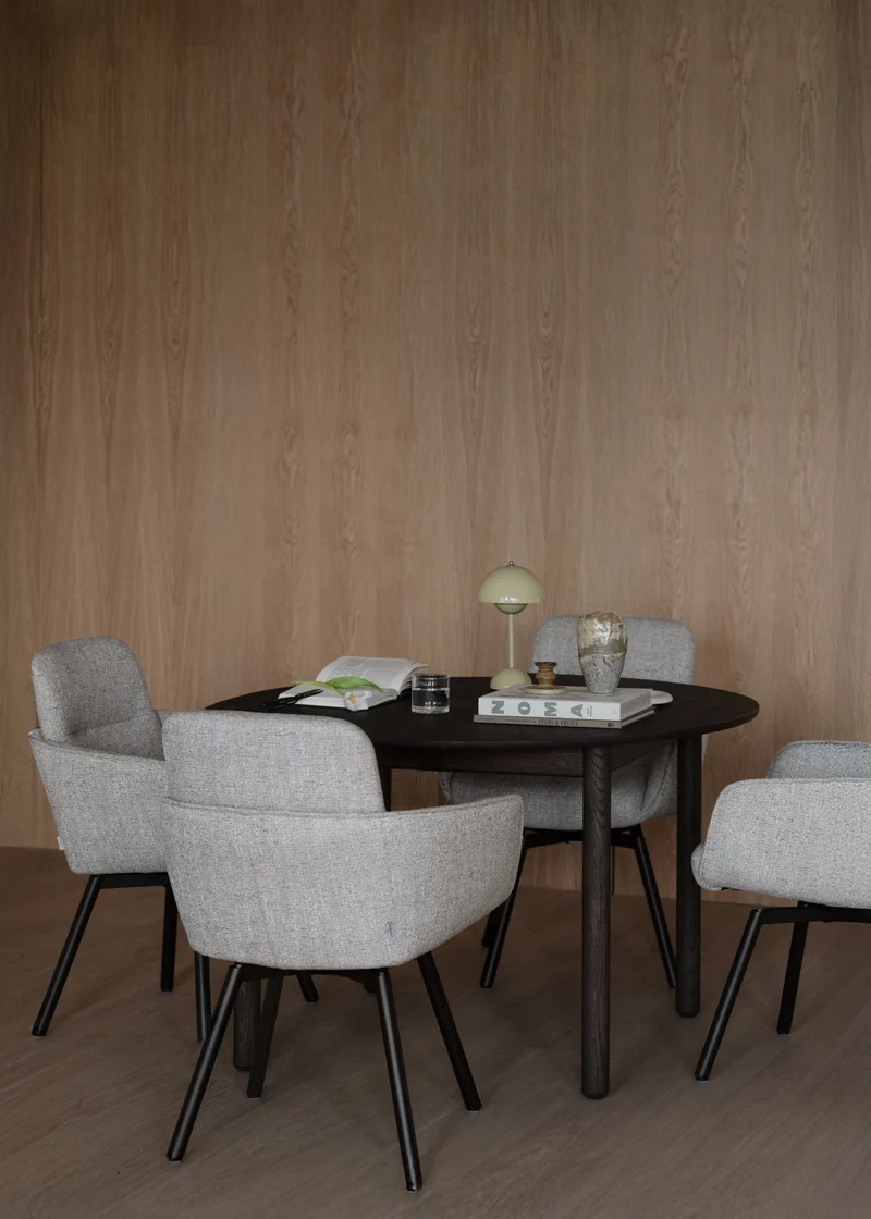 Polsterstuhl Rosell mit Armlehne beige