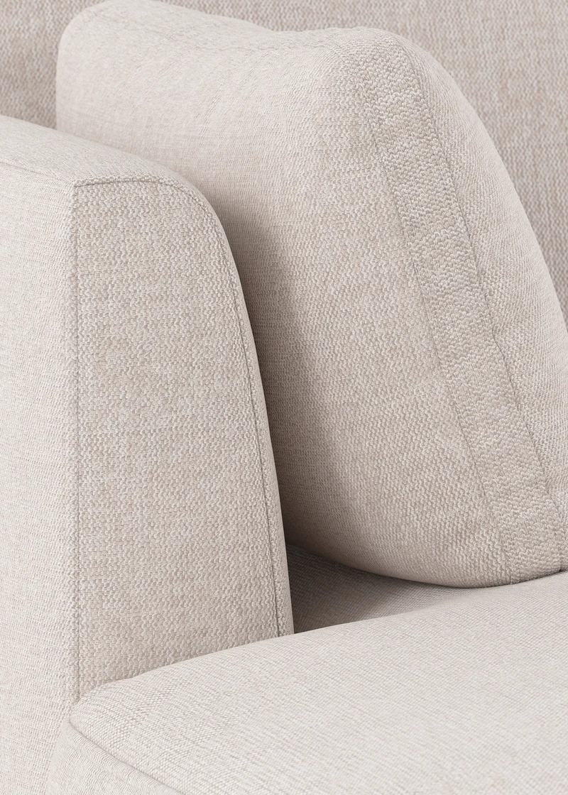 Ecksofa Corwin 3-Sitzer, hell-beige