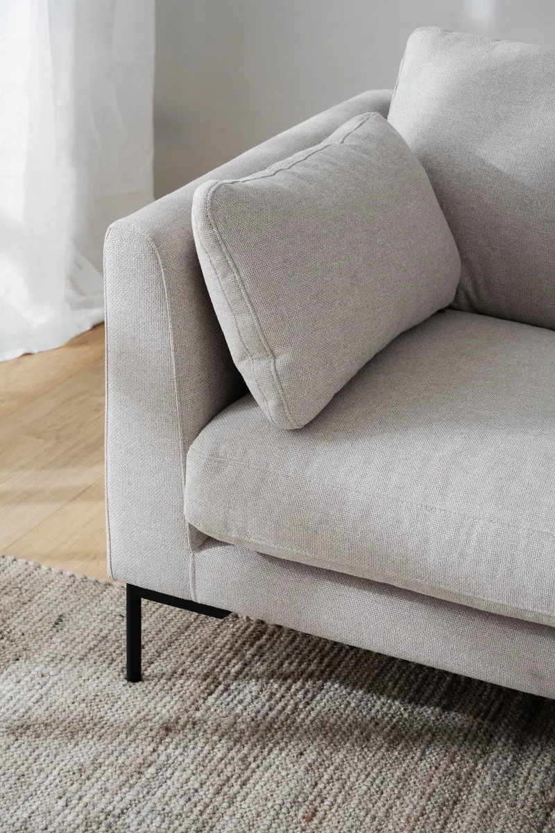 Ecksofa Corwin 5-Sitzer, hell-beige