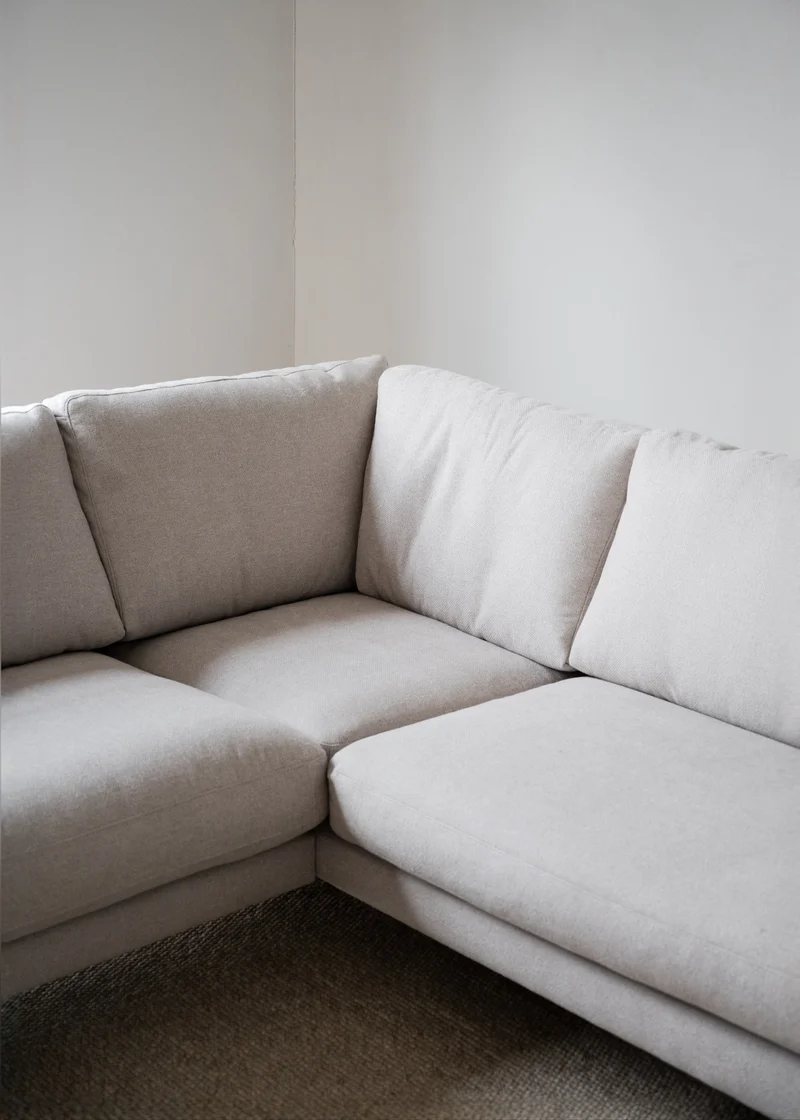Ecksofa Corwin 5-Sitzer, hell-beige