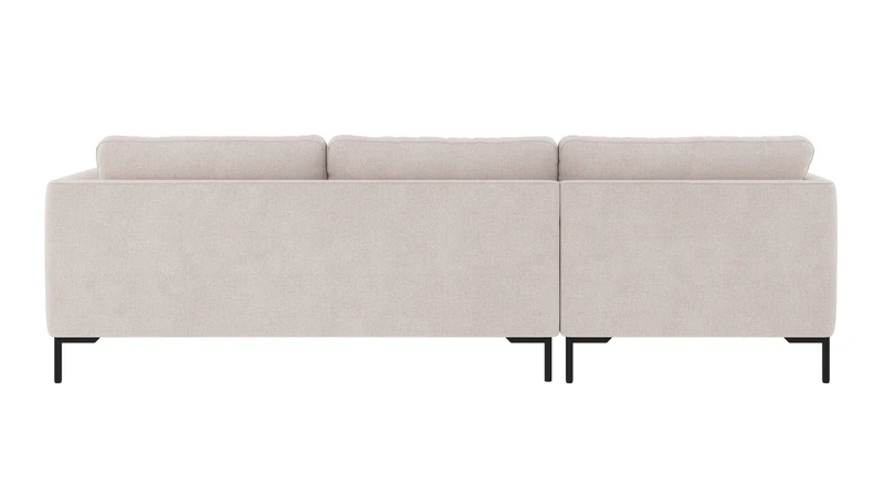 Ecksofa Corwin 3-Sitzer, hell-beige