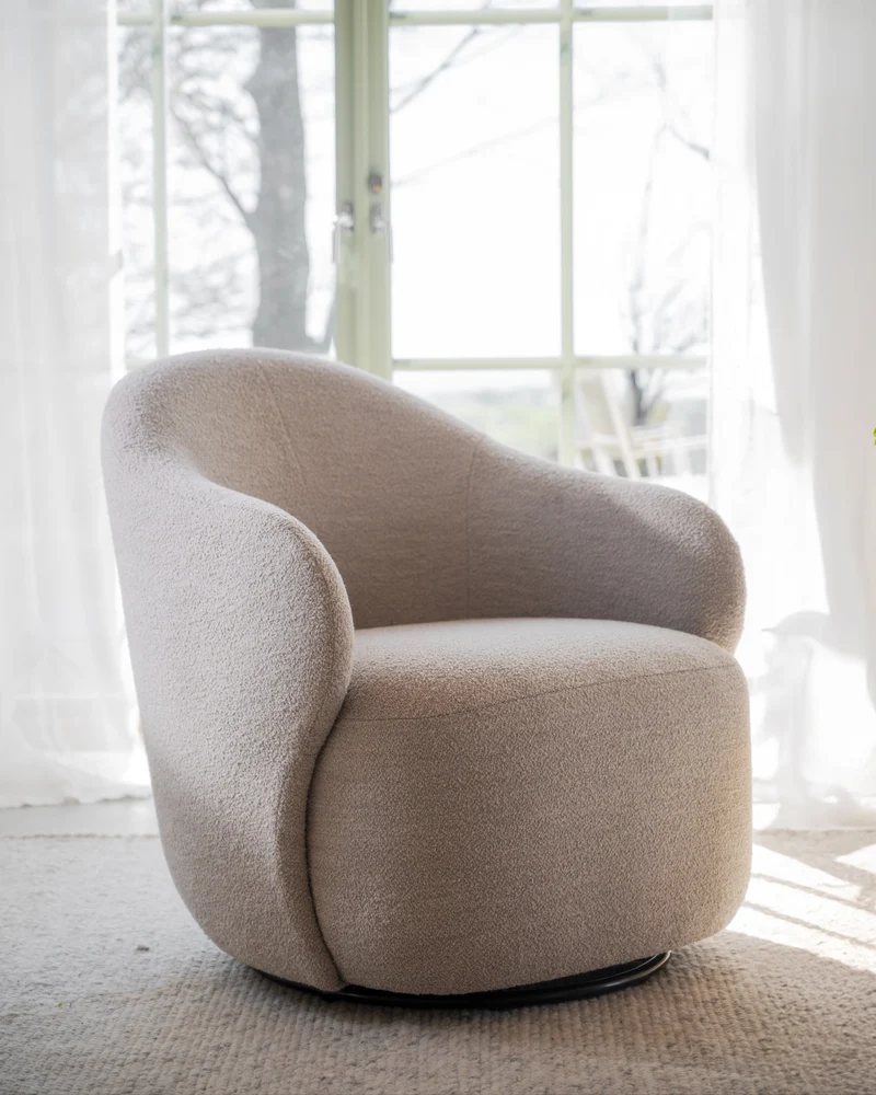 Loungechair Chana, hellbeige