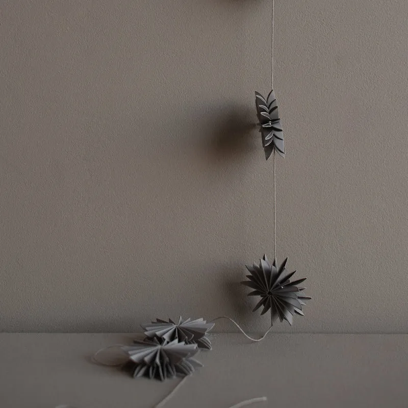 Baumschmuck Girlande, taupe