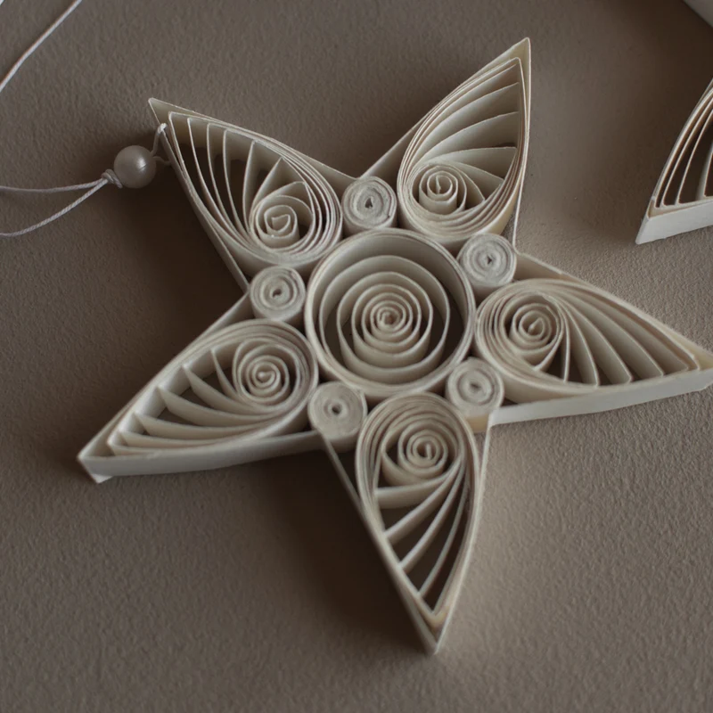 Baumschmuck Star ø10,5cm, weiß
