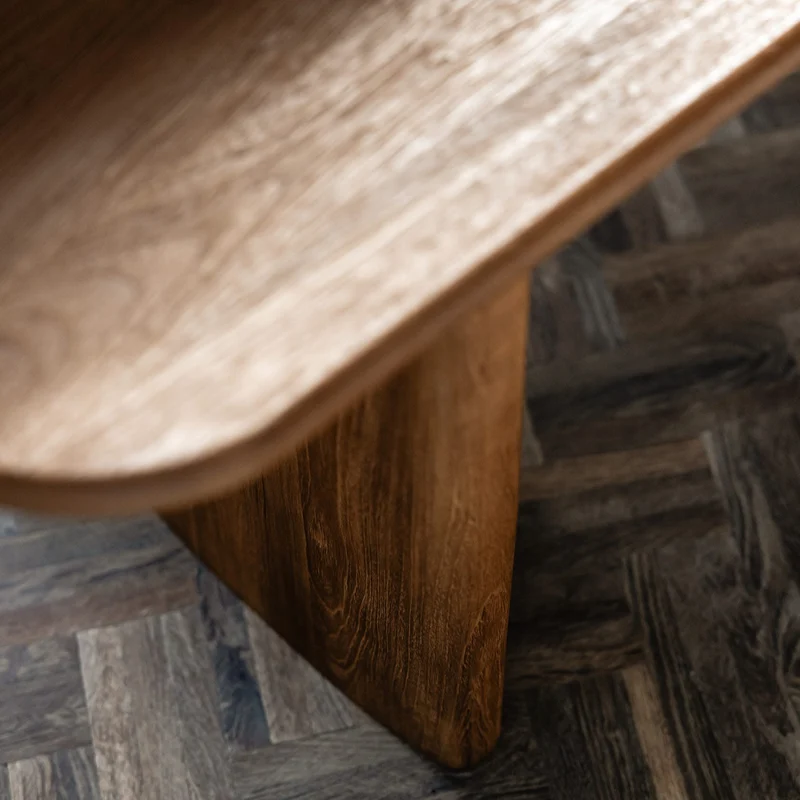 Massivholztisch Teak Luna