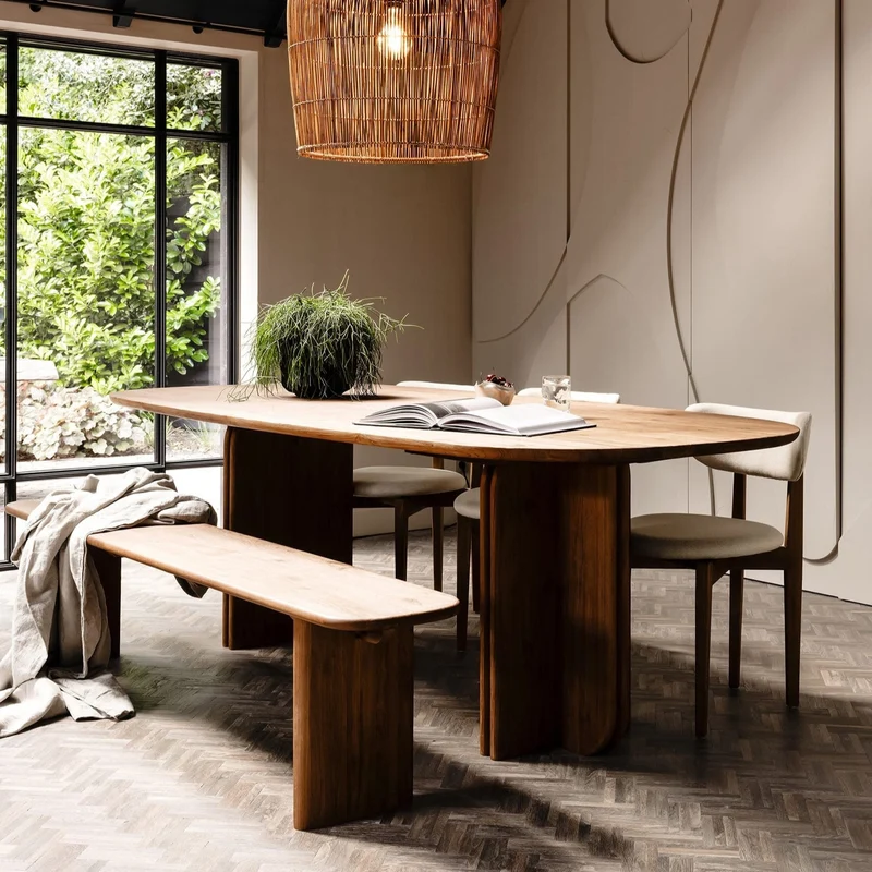 Massivholztisch Teak