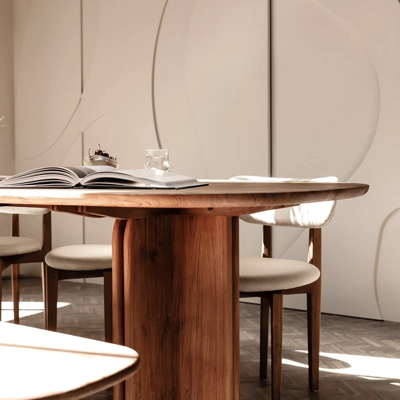 Massivholztisch Teak