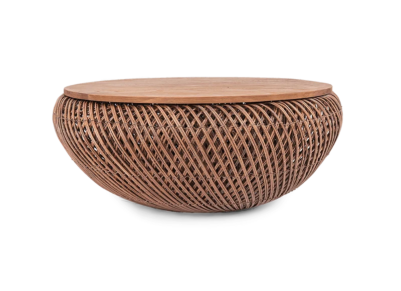 Coffeetable Round ø80cm, braun